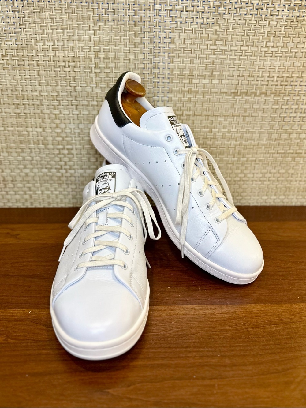 Adidas Stan Smith Lux Core Black/Crystal White Premium Leather (HQ6785) 13